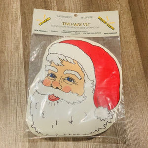 Santa Claus Christmas decor 11X9 wall decal art